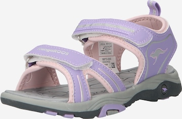 KangaROOS Sandals & Slippers 'Leni Ancona' in Purple: front