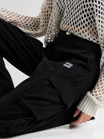 Pegador Loose fit Cargo Pants 'BODO' in Black