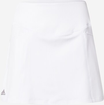 ADIDAS GOLF Athletic Skorts in White: front