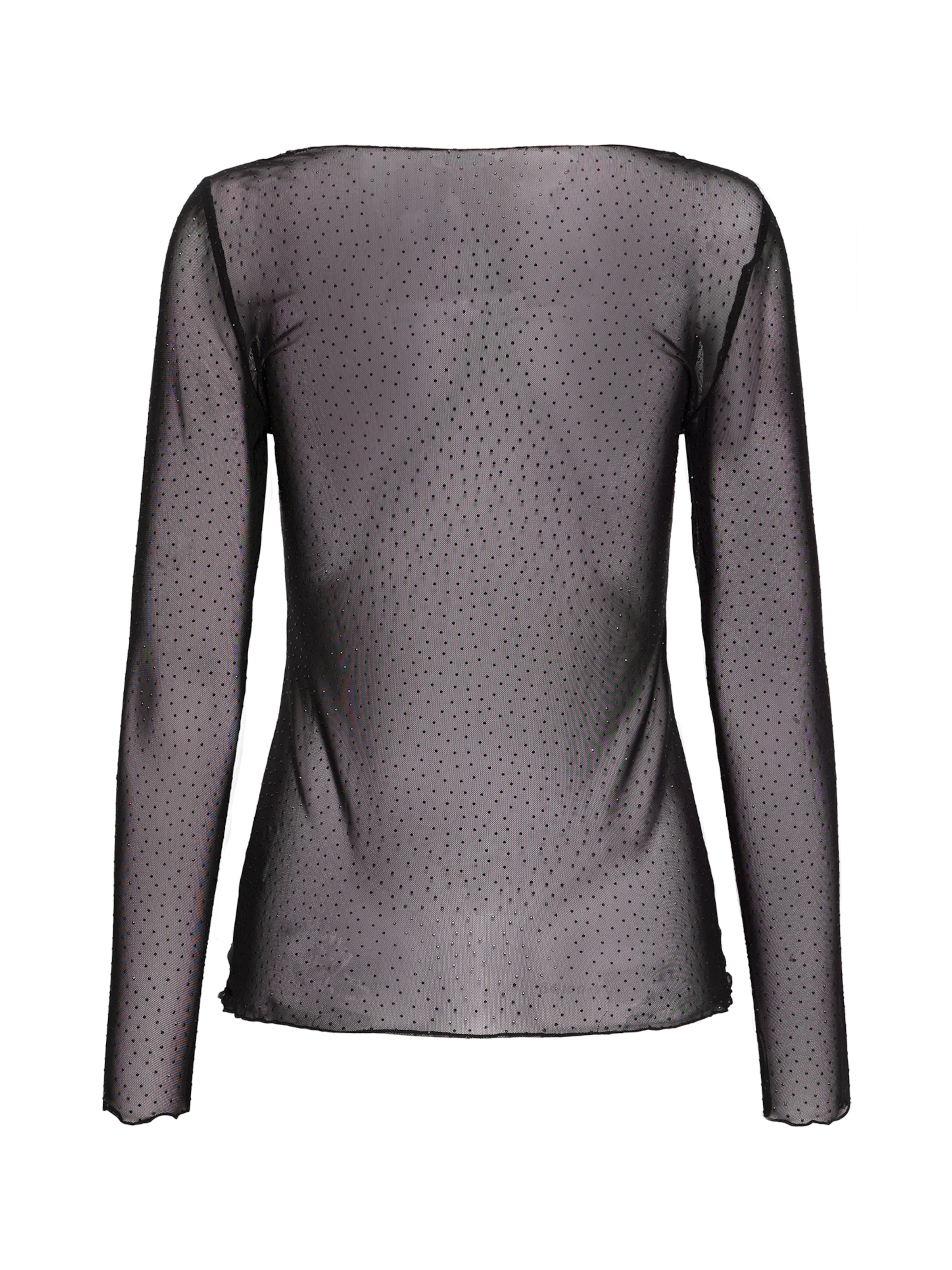 ICHI Тениска 'IHNOVIOLA' в черно