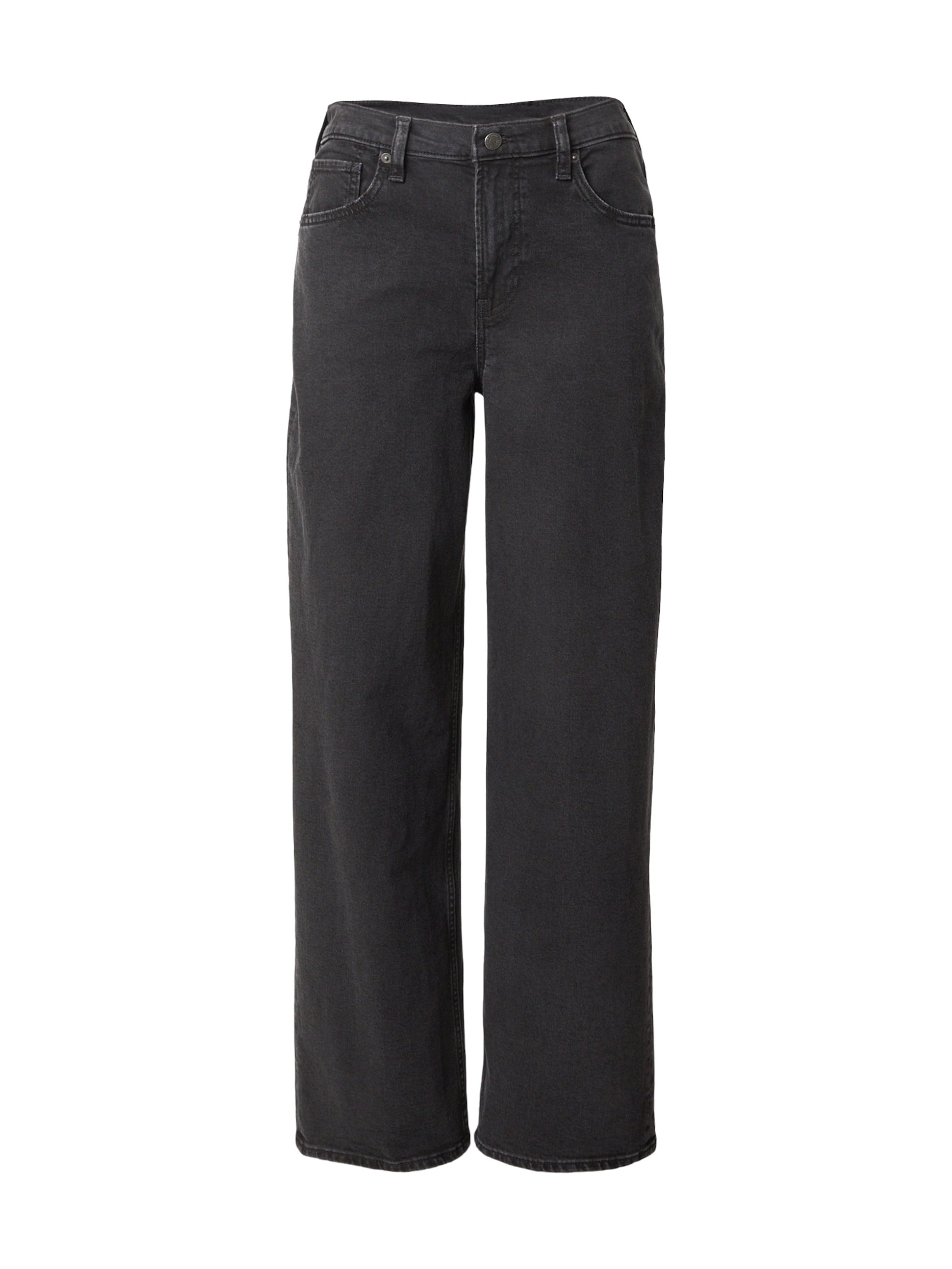 Regular Jeans de la GAP pe negru: față