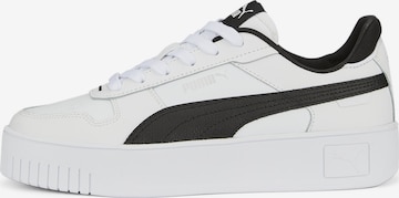 Sneaker low 'Carina' de la PUMA pe alb: față