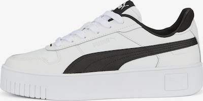 PUMA Sneaker low 'Carina' i sort / sølv / hvid, Produktvisning