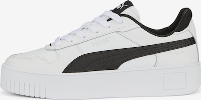 PUMA Baskets basses 'Carina' en noir / blanc, Vue avec produit