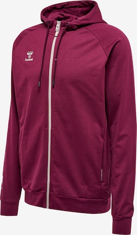 Hummel Sportsweatvest 'Move' in Rood