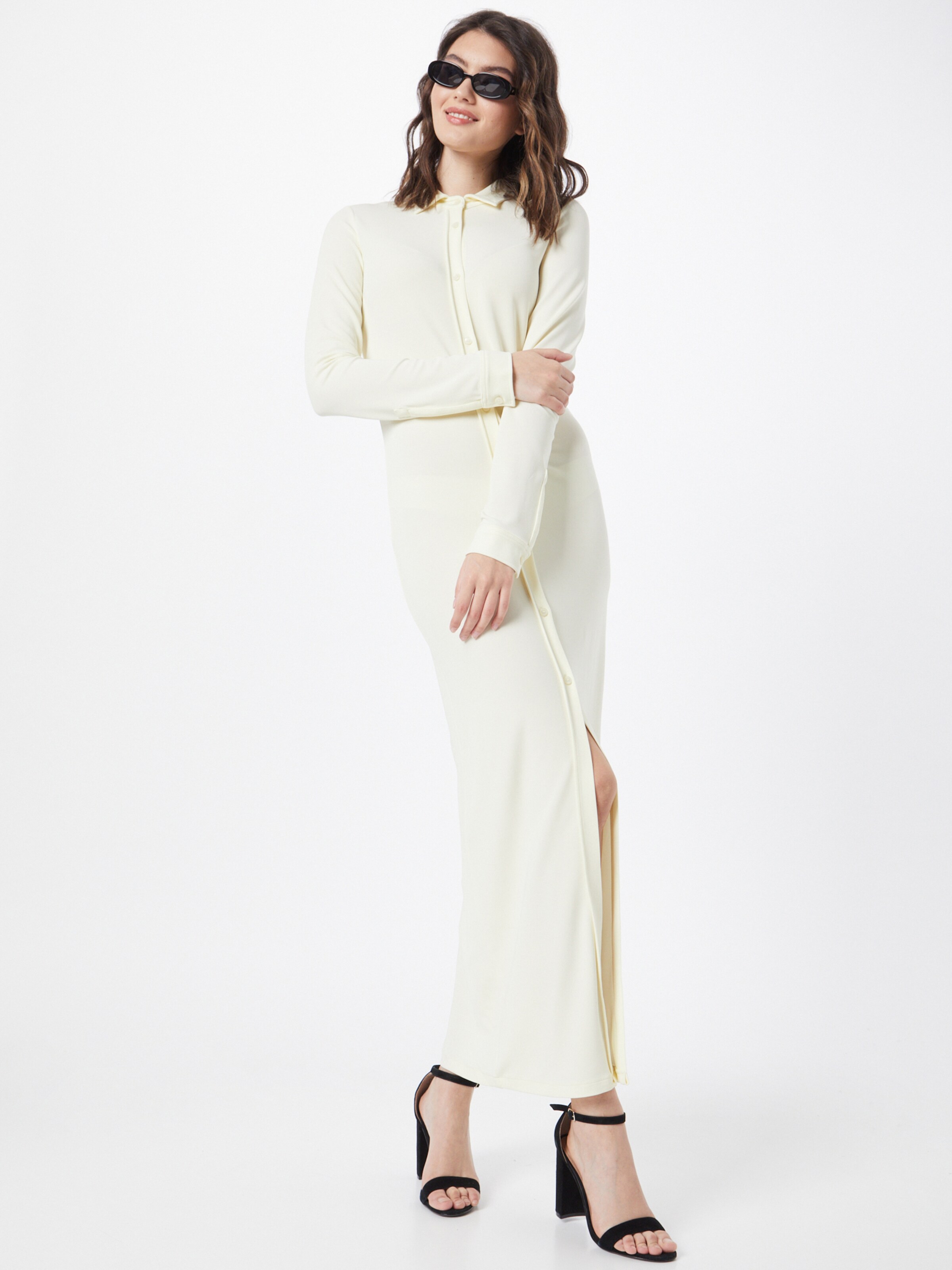 Frauen Große Größen Calvin Klein Blusenkleid in Pastellgelb - JX63830 Frauen Große Größen Calvin Klein Blusenkleid in Pastellgelb - JX63830