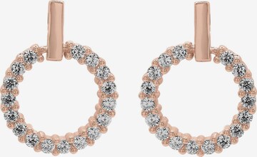 Boucles d'oreilles 'Cora' Heideman en or : devant