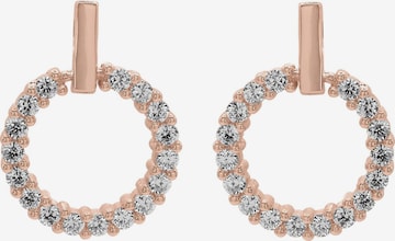 Boucles d'oreilles 'Cora' Heideman en or : devant