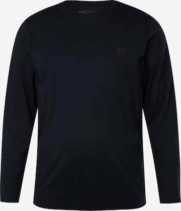 Men Plus Shirt in Blau: Vorderseite