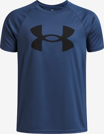 UNDER ARMOUR Functioneel shirt 'Tech Big' in Blauw: voorkant