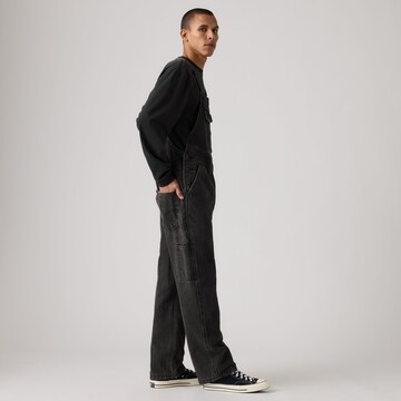LEVI'S ® Szabványos Kantáros farmer 'Loose Overalls' - fekete