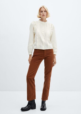 MANGO Blouse in Beige