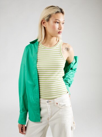 ARMEDANGELS - Top 'KANITA' en verde: frente