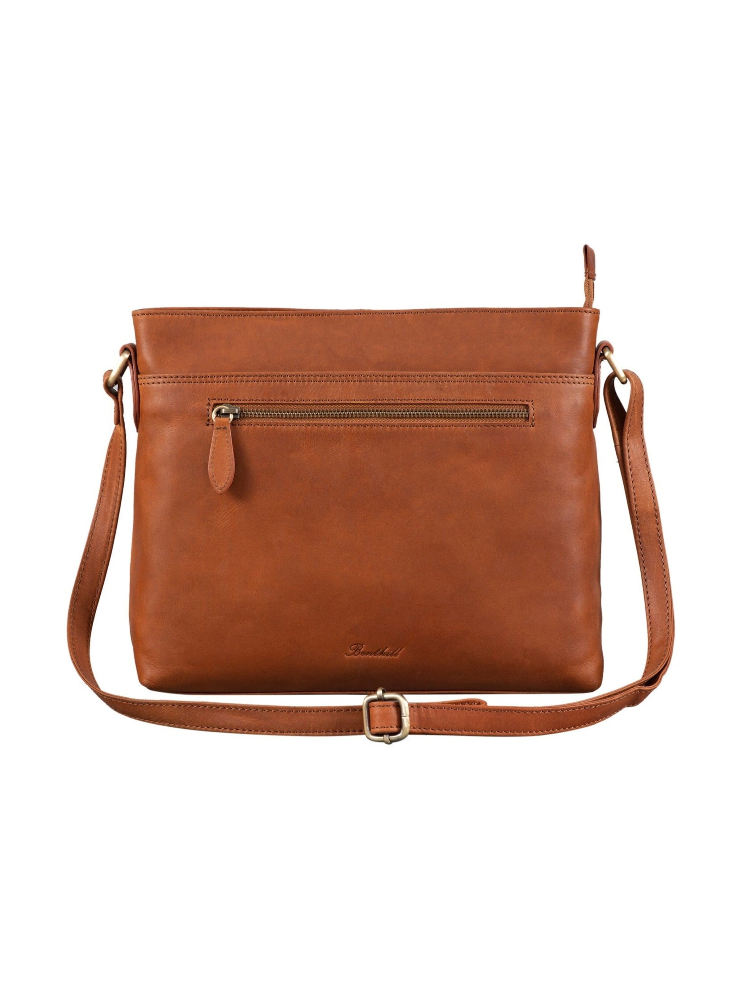 Benthill Crossbody Bag in Brown: front