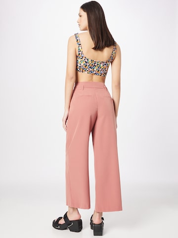 ONLY Wide leg Pleat-Front Pants 'PAYTON-MAIA' in Pink