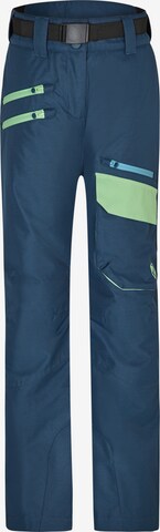 ZIENER Regular Workout Pants 'Aileen' in Blue: front