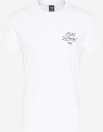 Iriedaily T-Shirt 'Big Bad Finger' in Weiß: predná strana