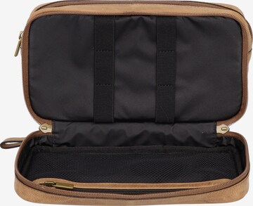 FOSSIL Toiletry Bag 'Travel Dopp' in Brown