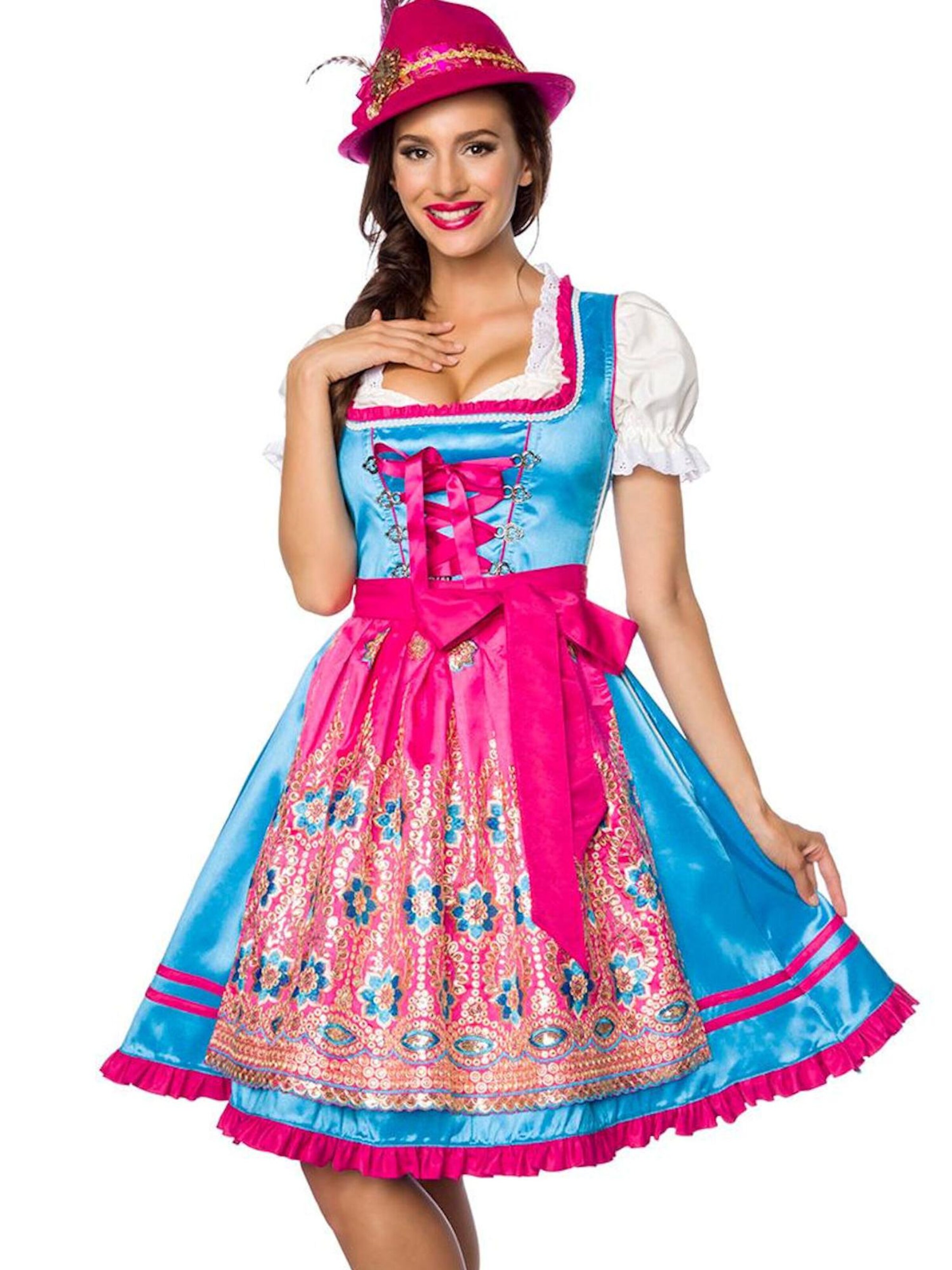 Dirndline Dirndl '2-tlg. Trachten-Set' in Blue