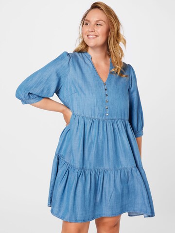 Forever New Curve Kleid 'Judy' in Blau: predná strana