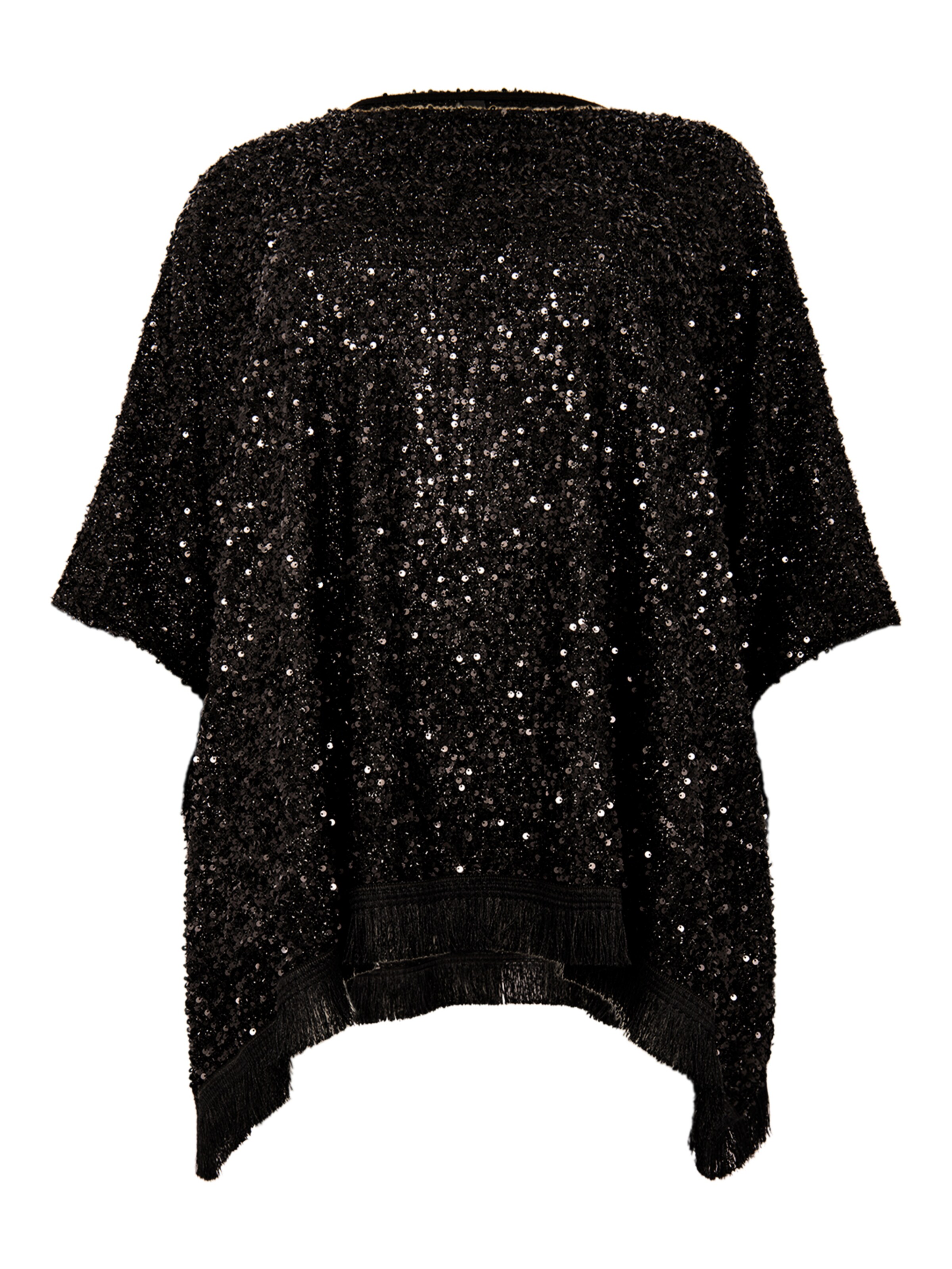 YOEK Cape in Zwart: voorkant