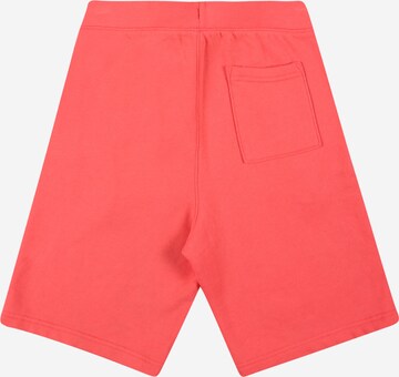 Abercrombie & Fitch Regular Pants in Red