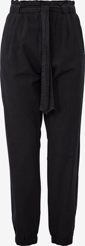 Oxmo Pleat-Front Pants 'Lennja' in Black: front