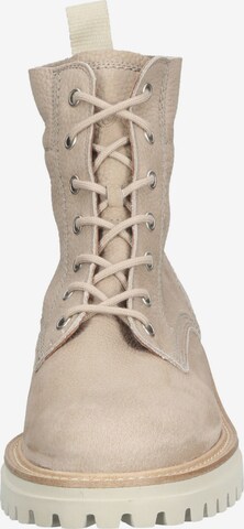 Paul Green Lace-Up Ankle Boots in Beige