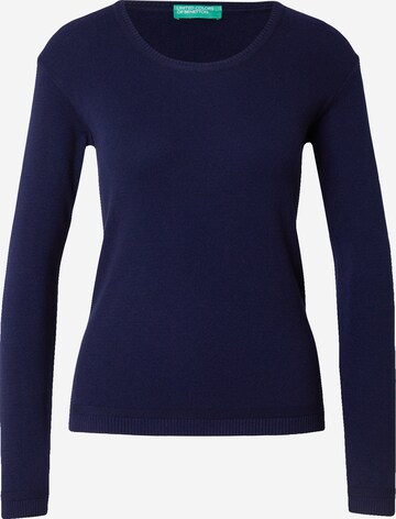 Pull-over UNITED COLORS OF BENETTON en bleu : devant