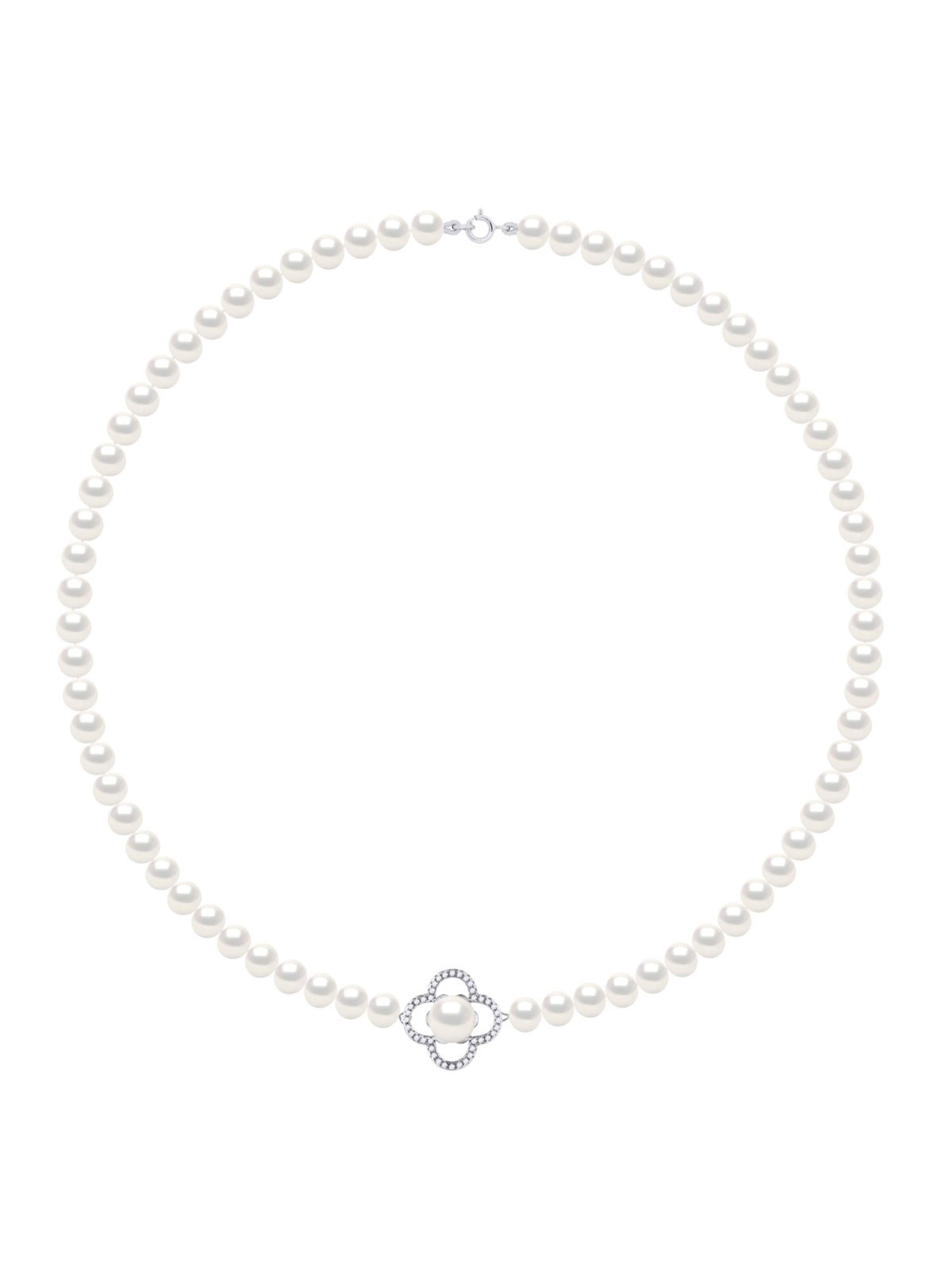 Collana 'DALI' di Ateliers Saint Germain in bianco: frontale