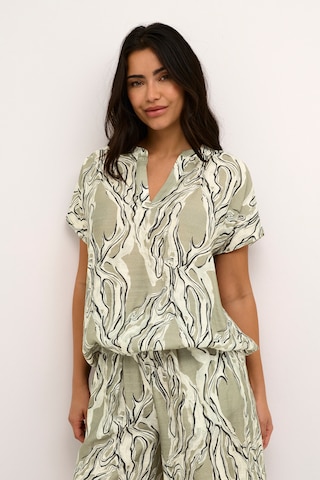 Kaffe Blouse 'Elino' in Green: front