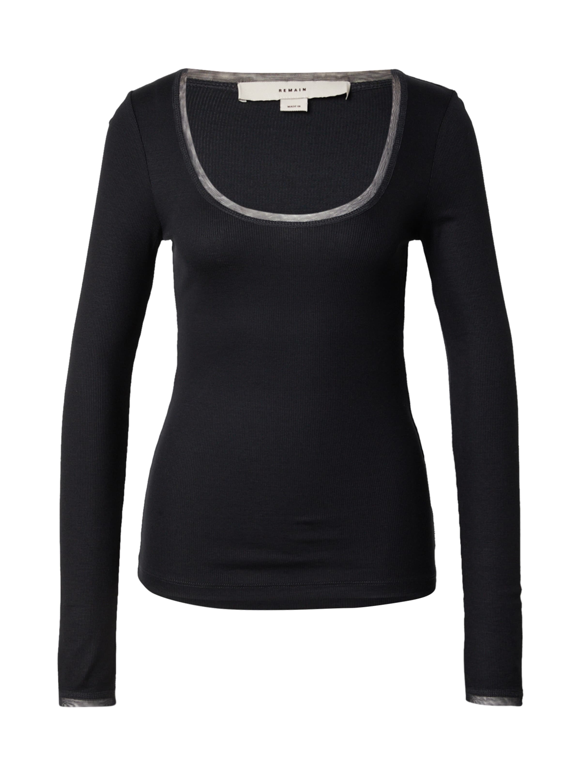 REMAIN Μπλουζάκι σε μαύρο: μπροστά
