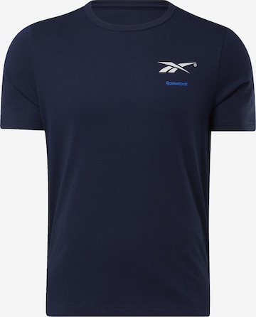 Reebok - Camiseta en negro: frente