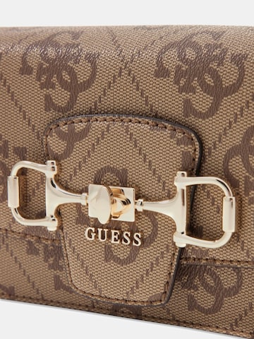 GUESS - Mala de ombro 'JANIE' em castanho
