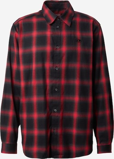 Marškiniai 'S-SIMPLY' iš DIESEL, spalva – raudona / juoda, Prekių apžvalga