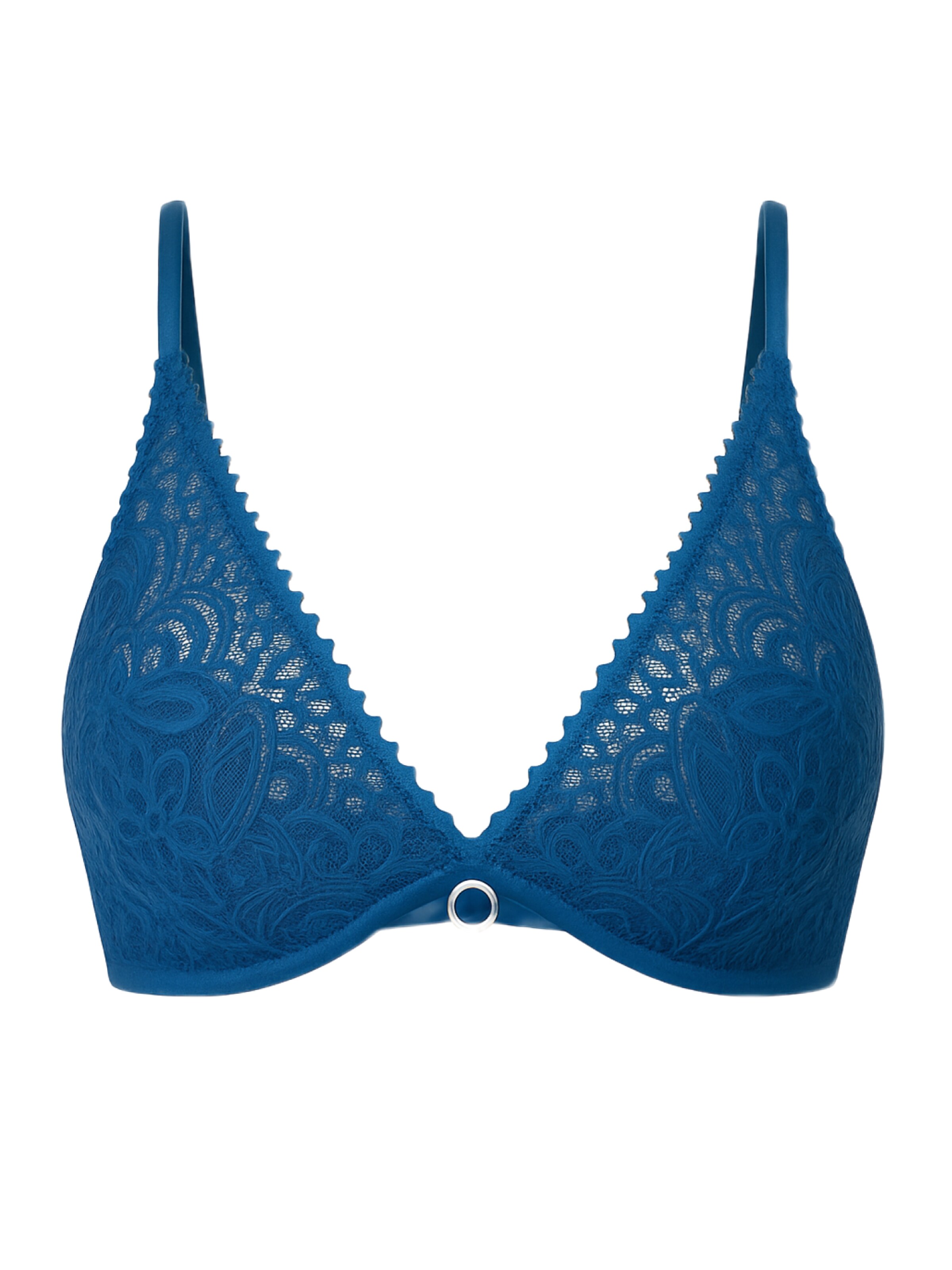 C&City Triangle Bra in Blue: front