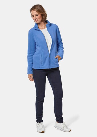 Goldner Fleece jas in Blauw