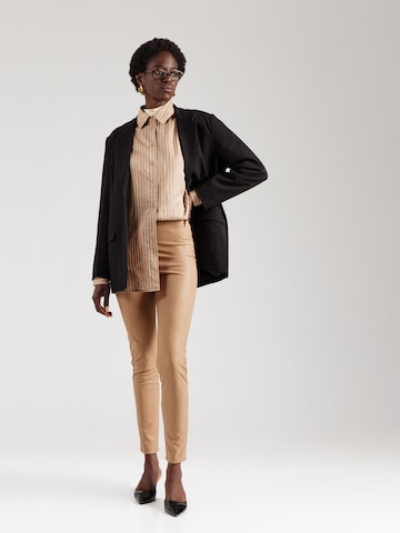 Max Mara Leisure Skinny Broek 'ECHO' in Bruin