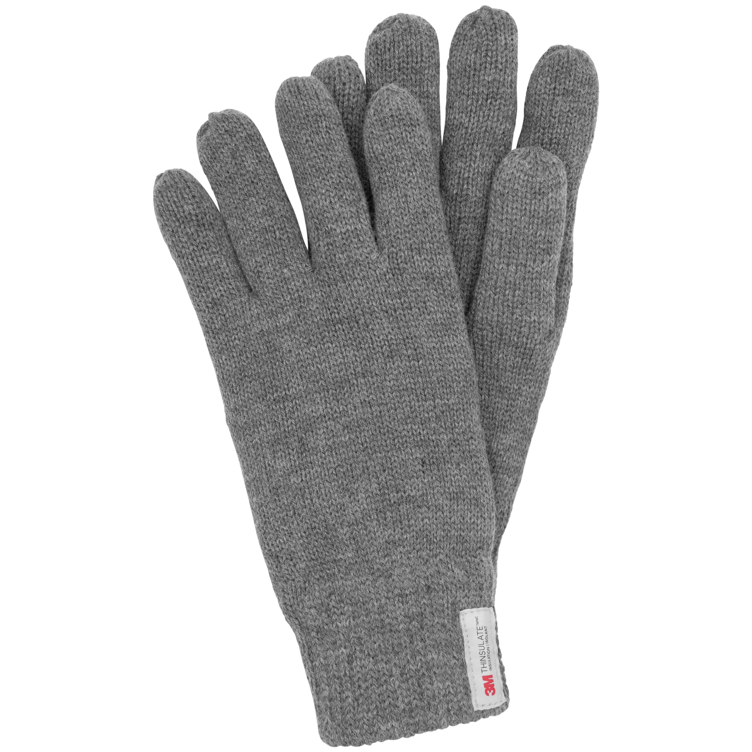 INDICODE JEANS Full Finger Gloves 'Jason' in Grey: front