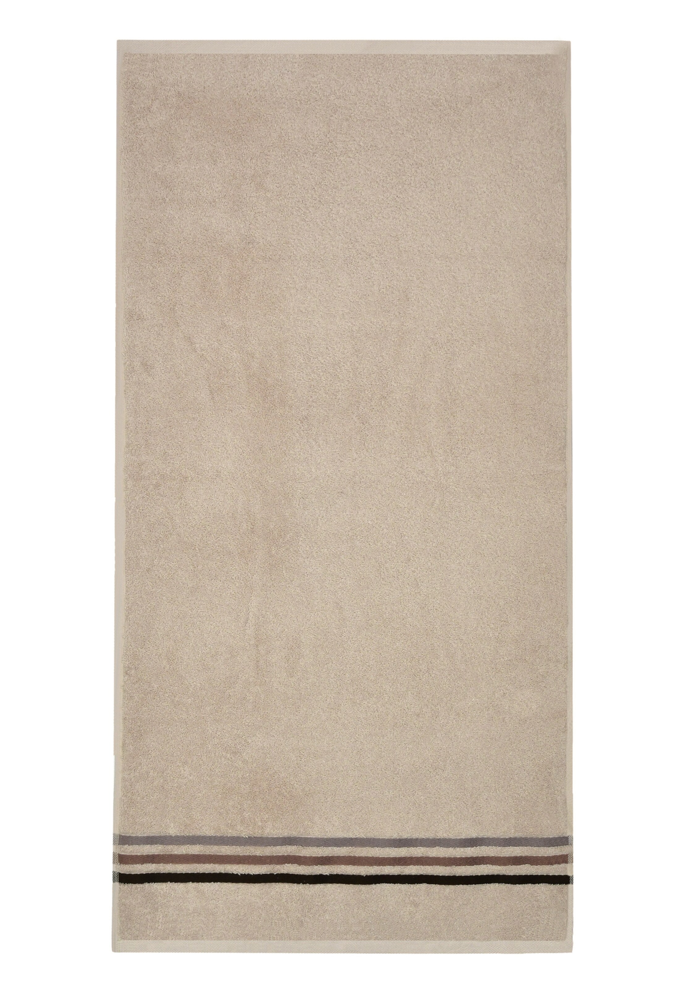 SCHIESSER Towel 'Skyline Color' in Beige
