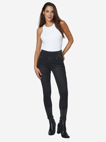 KOROSHI Skinny Jeans in Schwarz