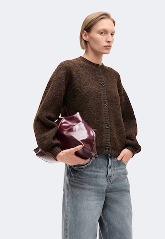ABOUT YOU Gebreid vest 'Noa' in Bruin