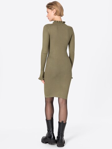 PIECES Knitted dress 'Laisa' in Green