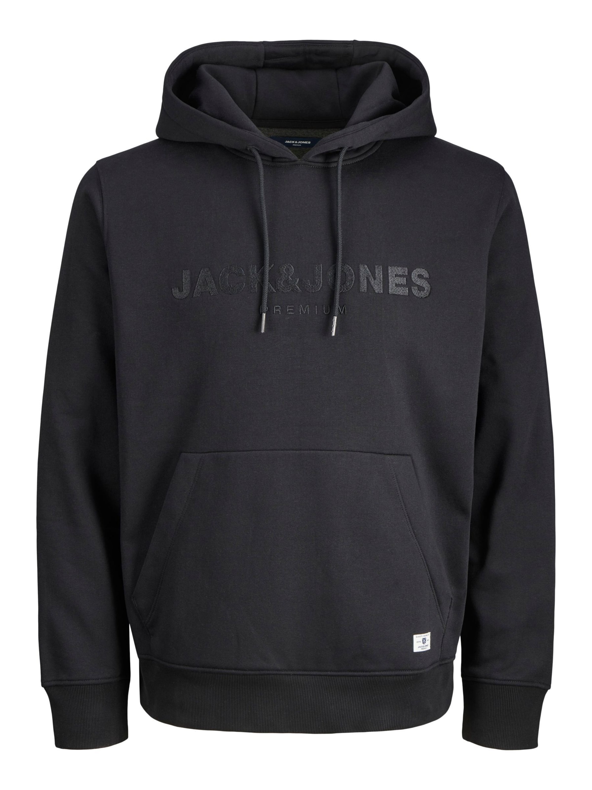 JACK & JONES Sudadera en negro, Vista del producto
