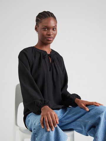 s.Oliver Blouse in Zwart: voorkant