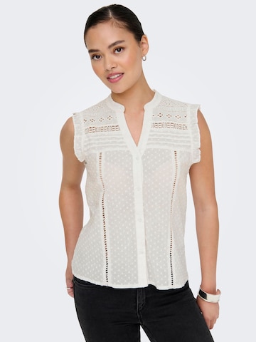ONLY Blouse 'ONLEVELYN' in Wit