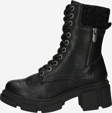 Blowfish Malibu Lace-Up Ankle Boots 'CURFEW ' in Black: front