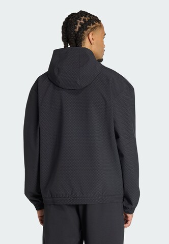 ADIDAS PERFORMANCE - Casaco de treino 'Tech Apparel' em preto