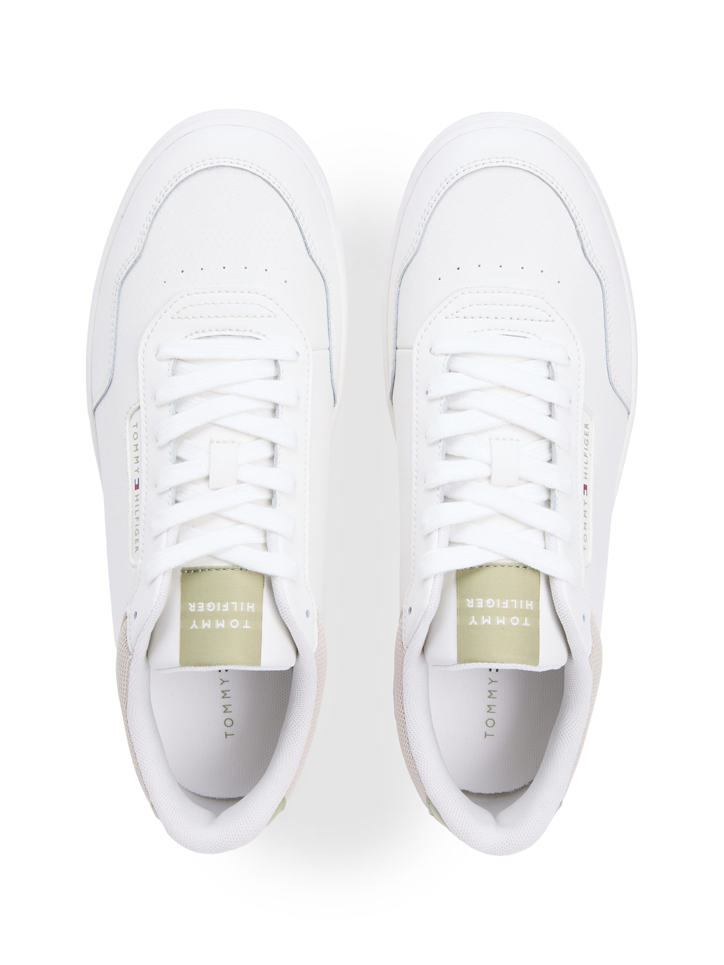 TOMMY HILFIGER Nizke superge 'BASKET CORE LITE' | bela barva