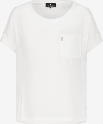 Camicia da donna di monari in bianco: frontale